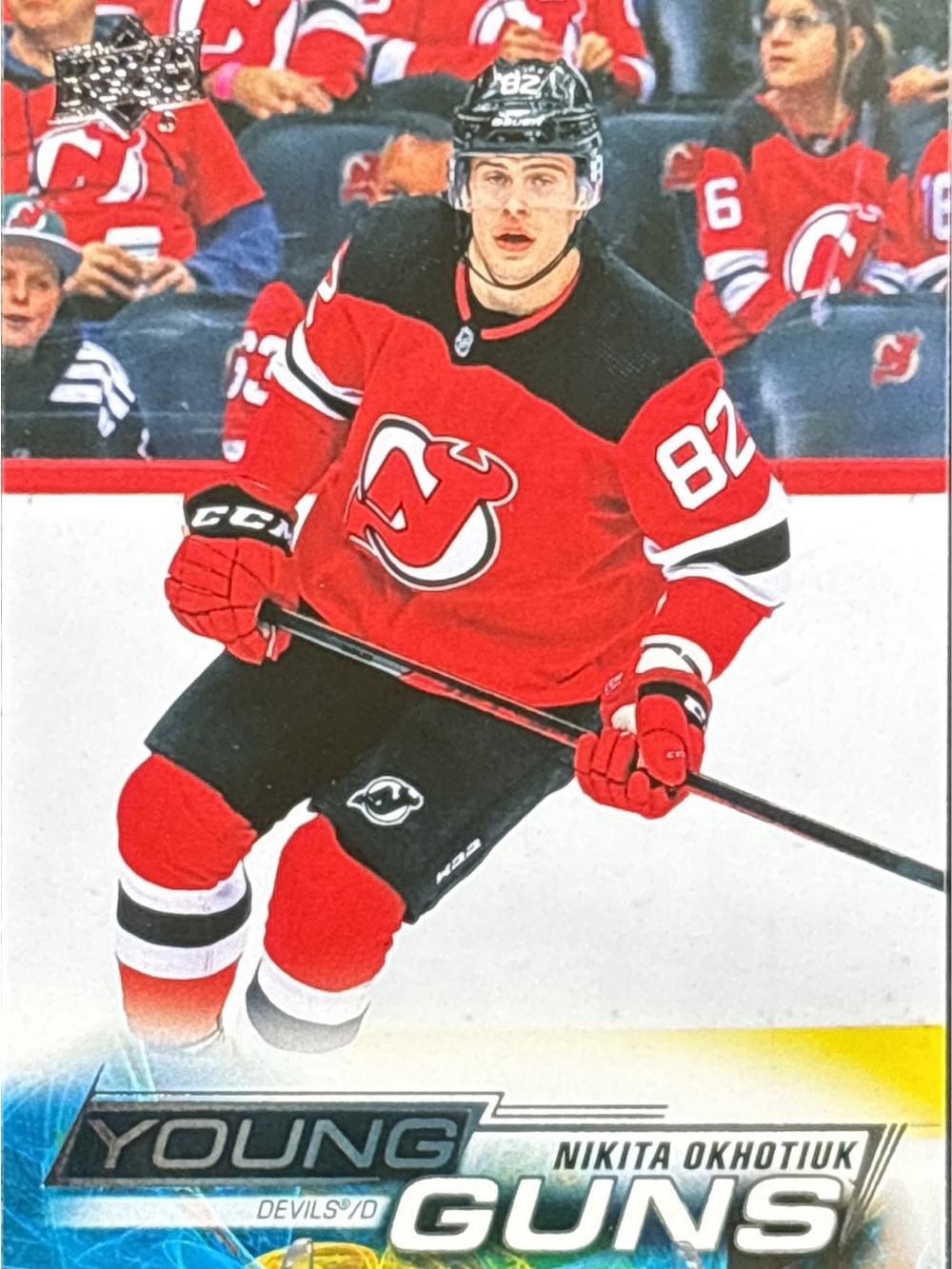Upper Deck Young Guns Nikita Okhotuk Rookie Hockey Trading Card